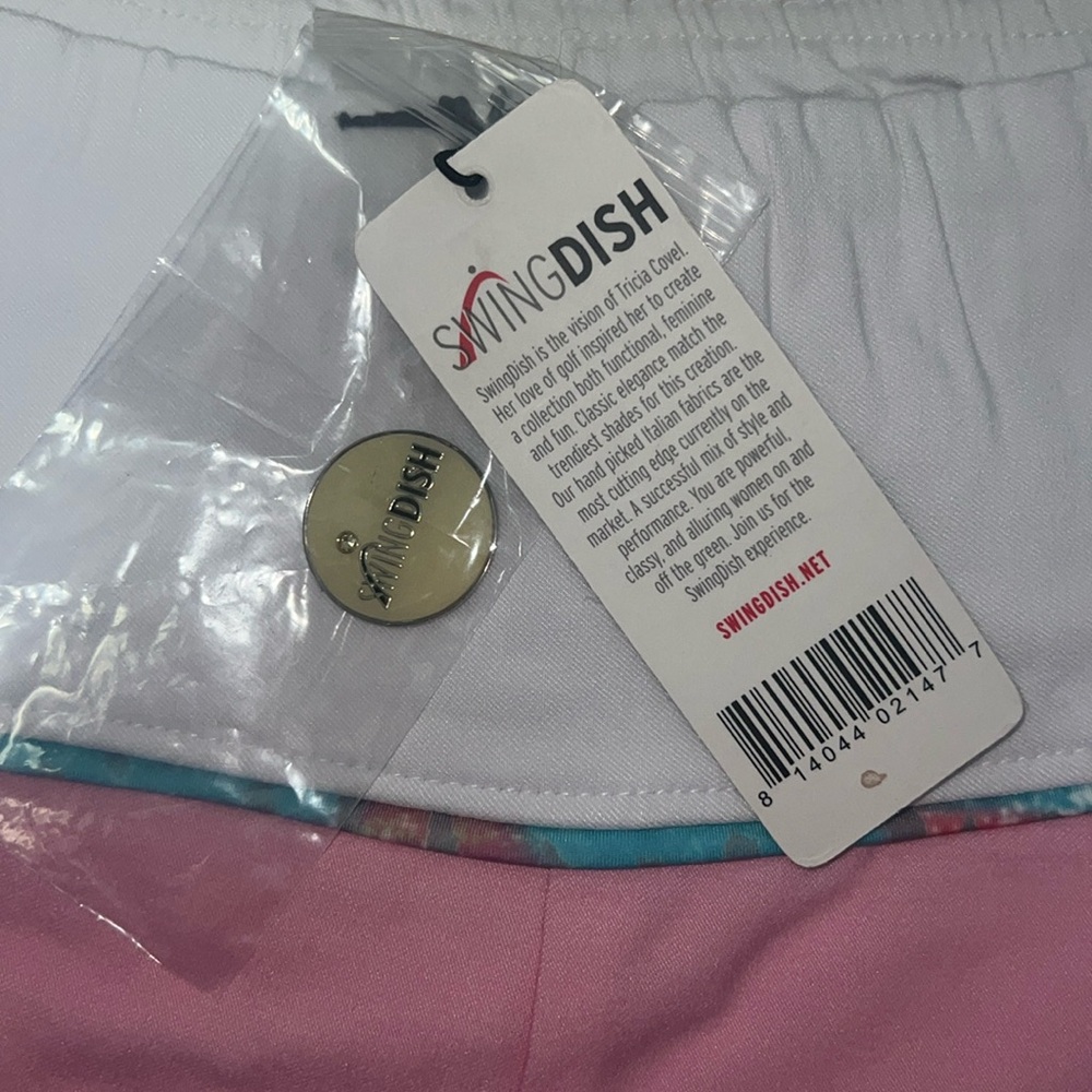 NEW SwingDish with Swarovski Crystals Golf Athletic Shorts - Picture 8 of 8